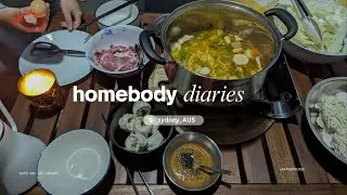 cozy winter in Sydney 🌸 soft girl era  | wfh, comfort food, thai curry | homebody diaries