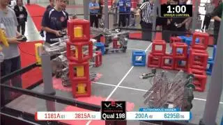 2015 VRC Arts Q198 - 1181A 3815A vs 200A 6295B - 45 to 50 - VEX Worlds 2015 - Arts Division