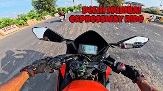 Full Throttle Crazy Ride on Delhi Mumbai Expressway 😍 | RC 200 & Duke 250 Gen 3 Motovlog