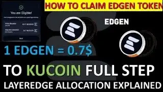 WITHDREW LAYEREDGE STEP BY STEP #binance #cryptomining