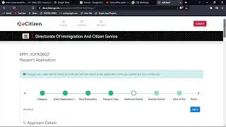 How to apply for an ordinary 34-page passport in Kenya online using E-Citizen