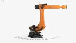 Car Assembly Line KUKA KR210 3D model by 3DModels.org