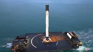A successful first flight for this brand new booster B1090 complete with a bullseye Landing 🎯