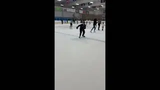 Ice skating 