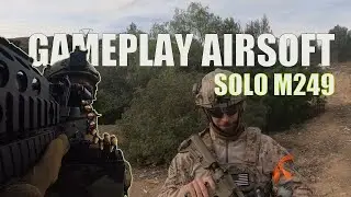 GAMEPLAY AIRSOFT_ SOLO M249_ CAMPO TANATOS_SEAL TEAM NEPTUNE
