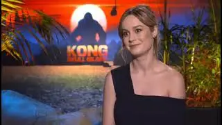 Brie Larson King Kong skull Island interview (2017)