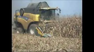 New Holland cx 760 Trebbiatura Mais 2012 RESCHE TEAM