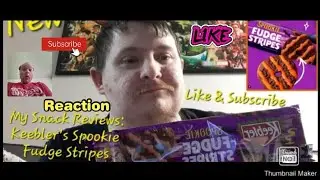 Реакция на мои обзоры закусок: печенье Keebler's Spookie Fudge Stripes