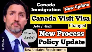 Canada Visit Visa Update | New Process | How to Apply | Canada Tourist Visa 2021 | Canadian Dream