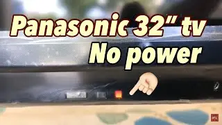How to repair Panasonic led 32&rdquo;&rdquo; tv no power?#diy #how