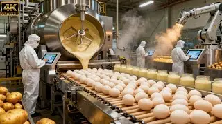 How Factories Make Mayonnaise | Industrial Food Production Process 