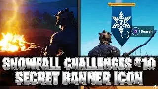 SECRET BANNER ICON! Week 10 Snowfall Challenges (Fortnite Season 7)