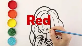 How To Draw Barbie Step By Step /Easy ! How To Draw A  Cute  Barbie /Beautiful  Barbie Drawing