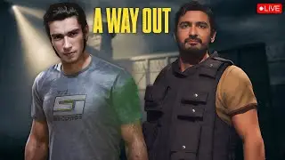 TRYING TO FORCE MY WAY OUT WITH @xlr8teryt902 🤜🤛 |  A WAY OUT  | LIVESTREAM PART 1 #coop #live