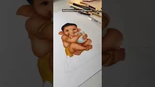 Ganpati Bappa Drawing | Shading | #ganpatibappadrawing #shading