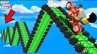 SHINCHAN AND FRANKLIN FOUND A DOUBLE CRAZY SPIRAL WATER SLIDE IN GTA 5