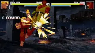 Evil Ken combo test