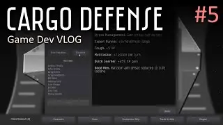 XP Curve, Perks, and Crew Management (Game Dev VLOG #5)