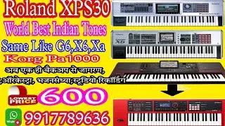 Roland Xps 30 Latest Indian Tons Like Fantom -G6,X6,Xa,Korg Pa1000 | Pankaj Pandey | con.9917789636