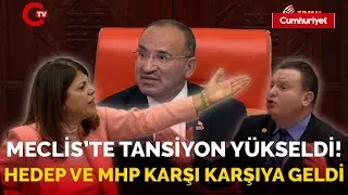 HEDEP’li vekil Bahçeli’nin sözlerini hatırlattı, MHP’liler tehdit etti! Meclis’te tansiyon yükseldi