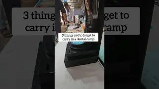 Don't forget to carry these 3  things in a dental camp | Dontia Dental Care Kolkata #youtubevideo