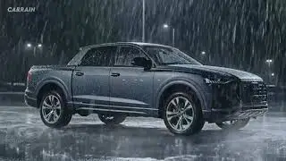Calm Night Rain Inside a AUDI Q8 PICKUP for Better Sleep