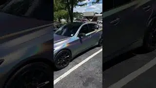 INFINITI Q50 1 of 1 Wrap ! Iridescent Wrap #wrap #car #asmr