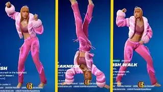Fortnite &mdash; скин Rap Princess Ice Spice исполняет все танцевальные эмоции