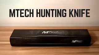 Unboxing The Mtech Mt - 086 Knife And Testing It Out