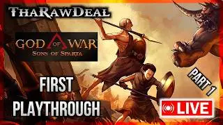 GOD OF WAR SONS OF SPARTA First Playthrough (Part 1) Young Kratos And Diemos!