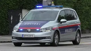 FuStW Polizei Linz mit neuer Standby W3 Blaulichtanlage