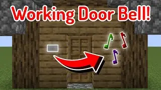 Minecraft: Working Doorbell (1 Minute Tutorial!)