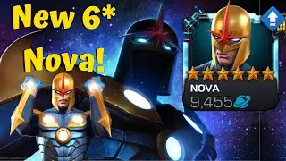New 6* Nova Level Up & Gameplay! - Marvel Contest of Champions