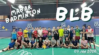[ Agus/Fuad 🆚️ Regil/Malpen ] MABAR BLB #badminton #badmintonlovers #badmintonplayer #blb #mabar