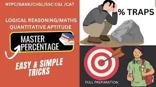 “Percentage for SSC CGL | Most Repeated PYQs & Traps Explained”