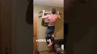 Pullups +60kg x6My weight 69kg #calisthenics #workout #streetlifting#dips
