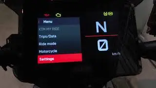 KTM 1290 SUPER DUKE R 3.0(2020)Service Reset