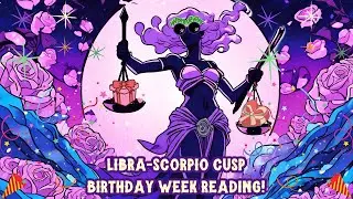 libra scorpio cusp ❈ birthday week tarot reading ❈ october 19th - 26th, 2025 🥳