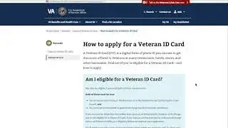 How to Request a Veteran ID Card