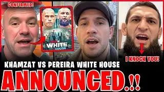 IT&rsquo;S OFFICIAL! Khamzat vs Pereira WHITE HOUSE Fight ANNOUNCED!!