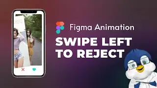 Swipe Left To Reject Tinder Interaction in Figma (Animation Basics)