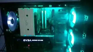 EVGA GTX 1070 SC BLACK EDITION CUSTOM BACKPLATE RGB