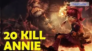 LEAGUE OF LEGENDS: ANNIE AP MID 20 KILL