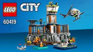 LEGO City Police Prison Island (60419)[980 pcs] Step-by-Step Building Instructions @TopBrickBuilder