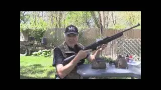 Стрельба из пневматической винтовки Umarex NXG Multi Pump Rifle со станка шариками.