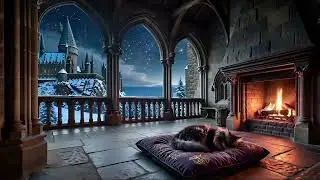 Спящий кот в мире Гарри Поттера 🐱🔮🏰 | A Sleeping Cat in the World of Harry Potter ✨🐾