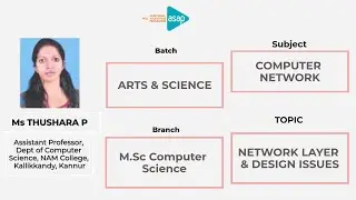 ASAP Arts & Science Session 41| 𝐌.𝐒𝐜 𝐂𝐨𝐦𝐩𝐮𝐭𝐞𝐫 𝐒𝐜𝐢𝐞𝐧𝐜𝐞 |𝐍𝐞𝐭𝐰𝐨𝐫𝐤 𝐋𝐚𝐲𝐞𝐫 & 𝐃𝐞𝐬𝐢𝐠𝐧 𝐈𝐬𝐬𝐮𝐞𝐬 - 𝐌𝐬 𝐓𝐡𝐮𝐬𝐡𝐚𝐫𝐚 𝐏
