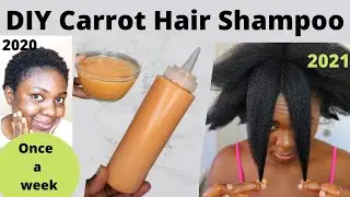 DIY Insane Carrot Hair Shampoo To Speed Up Hair Growth & Treat Baldness, Thinning Hair.