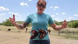 How to break in your GunninGirl Leatherworks mounted shooting holsters