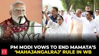 ‘15 years of Mahajangalraj’: PM Modi rips into TMC at Singur rally, calls for ‘real change’ in WB